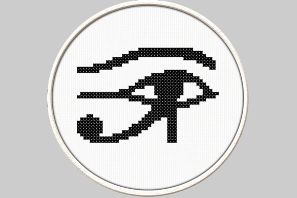Horus Eye – PDF Cross Stitch Pattern